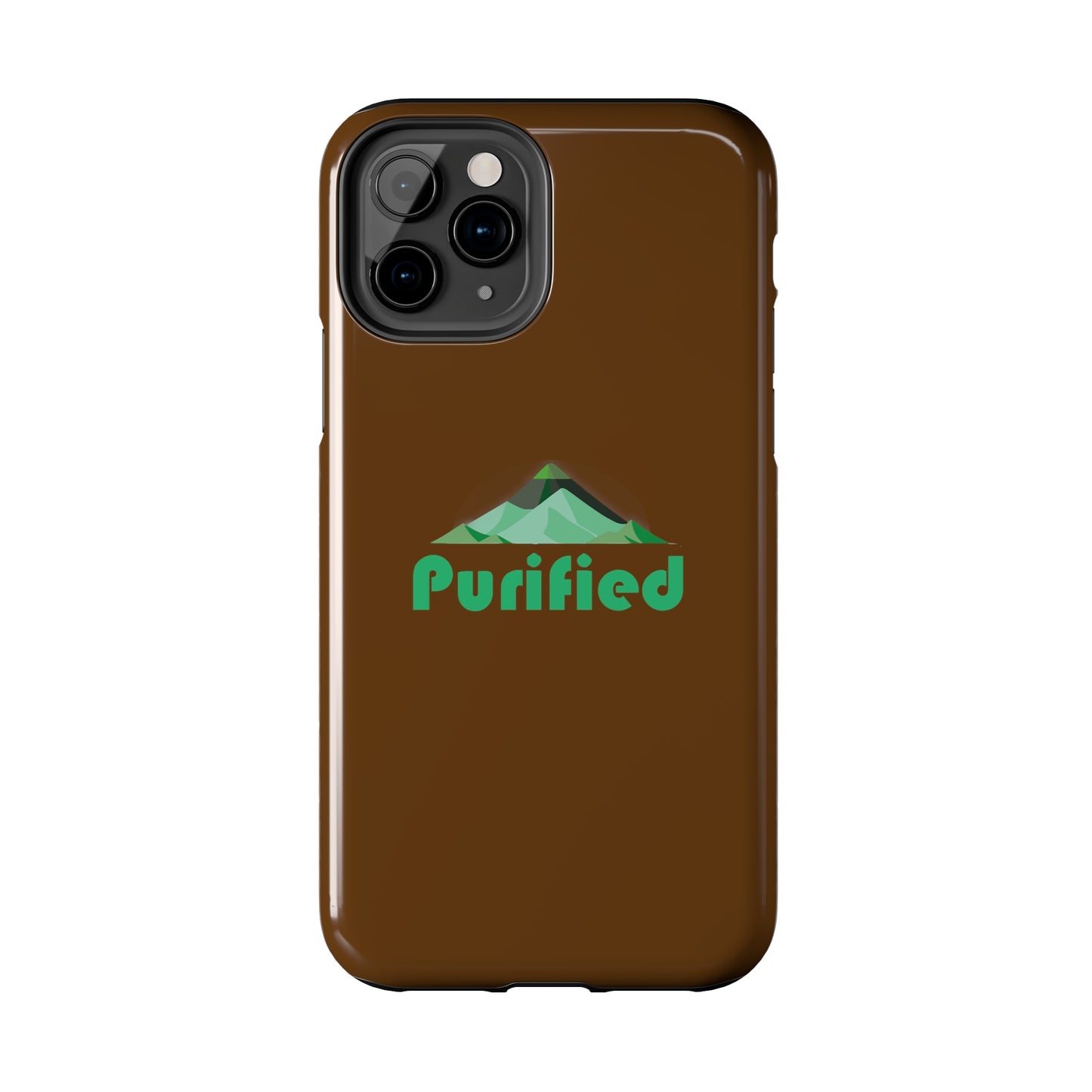 Purified Elevate Brown Phone Cases