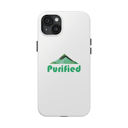 Purified Elevate White Phone Cases