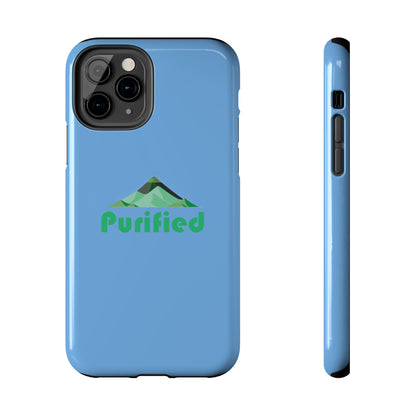 Purified Elevate Light Blue Phone Cases