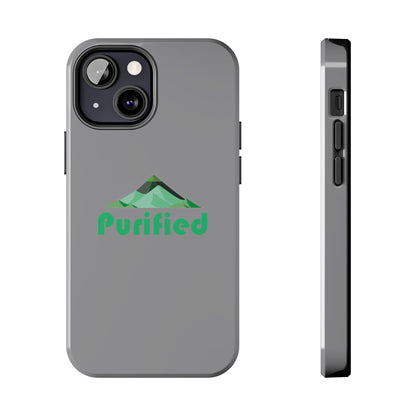 Purified Elevate Gray Phone Cases